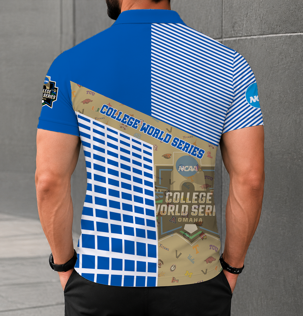 VIRAL EDITION - NEW CUSTOMIZED NCAA CWS32 ALL TEAM POLO SHIRT