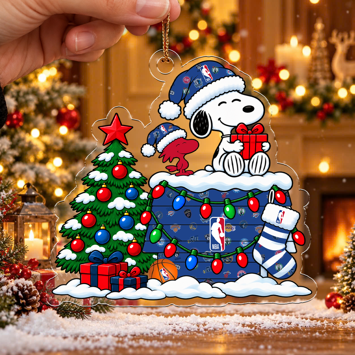 FLASH SALE - NEW CUSTOMIZED NBA32 ALL TEAMS CHRISTMAS ACRYLIC ORNAMENT