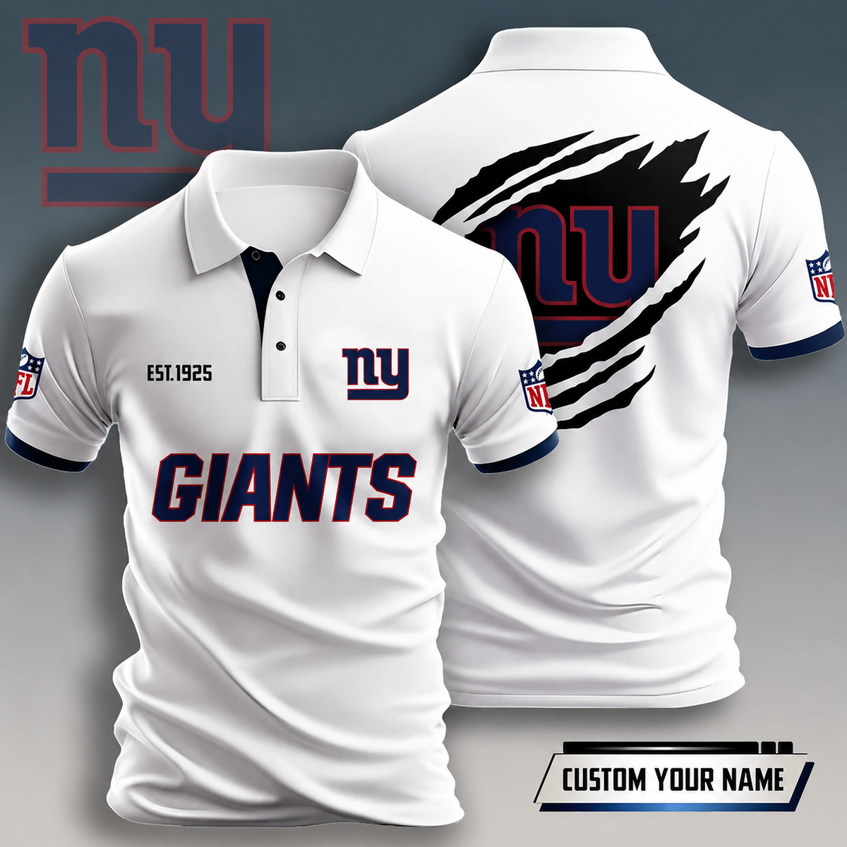 VIRAL EDITION - NEW CUSTOMIZED NFL32 NYG NEW YORK GIANTS T-SHIRT, POLO SHIRT, ZIP POLO SHIRT, HOODIE, ZIP HOODIE & SWEATSHIRT