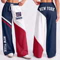 VIRAL EDITION - NEW CUSTOMIZED NFL32 NYG NEW YORK GIANTS WOMEN'S WIDE LEG PANTS