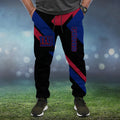 HOT DEAL - NEW CUSTOMIZED NFL32 NYG NEW YORK GIANTS SWEATPANTS