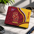 EXCLUSIVE EDITION - NEW CUSTOMIZED NCAA FBS32 USC USC TROJANS LEATHER WALLET