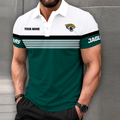 VIRAL EDITION - NEW CUSTOMIZED NFL30 JSJ JACKSONVILLE JAGUARS POLO SHIRT